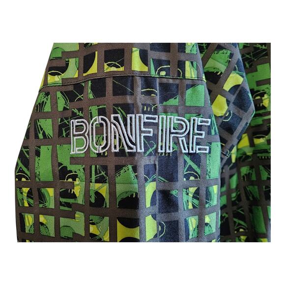 BONFIRE Men's S Snowboarding Chroma Fusion Jacket Hooded Full Zip Mesh Lined 42" - Picture 5 of 12